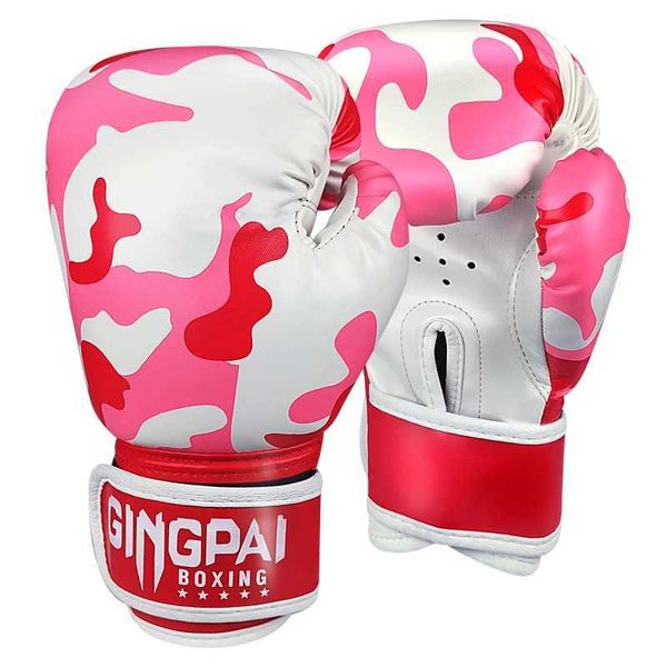 Защитное снаряжение 4 унции детские боксерские перчатки молодежная боксерская сумка для детей, обучение MMA Молодежные перчатки Muay Thai Fur