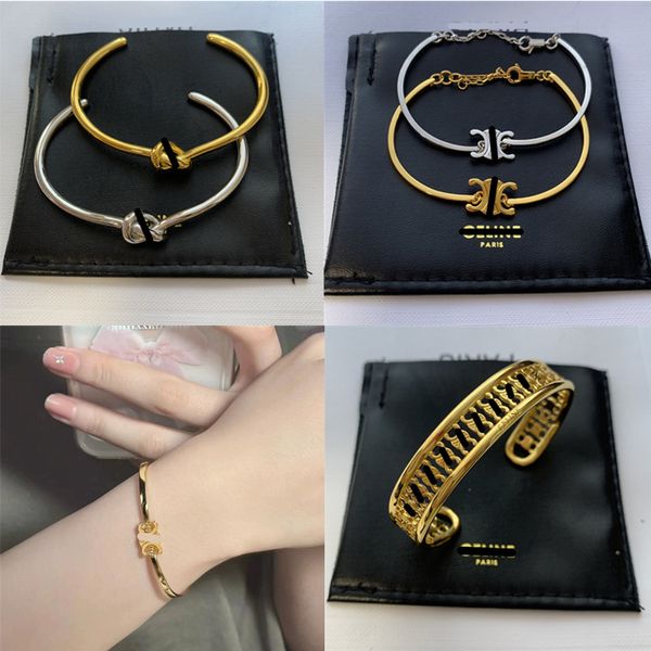 Designer New Celi Bangle Paris Brand Bracelets for Women 18K Gold Batlelet Bracelet Banchet Party Gift