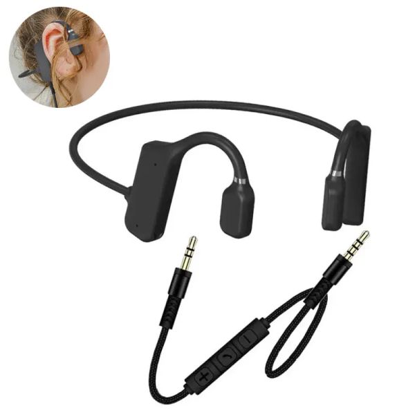 Kopfhörer Knochenleitfähiger Luftleitungsleitung Auriculares Con Cable Audifonos Tipo C Auriculares Con Cable de Alta Calidad 3,5 mm