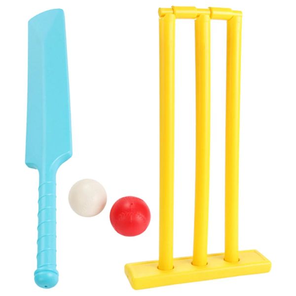 Cricket Balance Toys Backyard Base Sports Game Outdoor Beach Outdoor Paddle Cricket Batting Botting Board Plastic