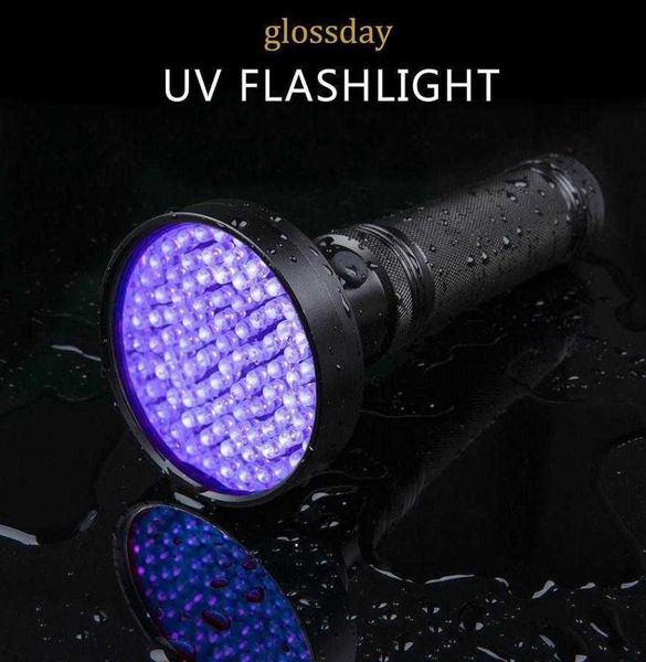 Ультрафиолетовый светодиодный фонарик 51 светодиоды лампы Ультра 395 нм фиолетовый фонарик черный свет. Моча мочи для пятен кровати и 5395199