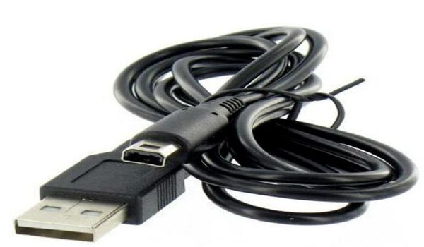 12 m schwarzes Ladekabel für Nintendo 3DS DSI NDSI XL LL Ladungskabeldaten Sync Wire 8471834