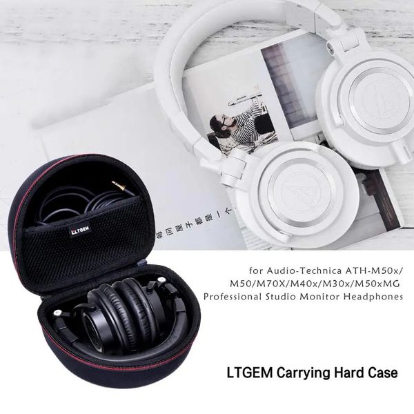 Ltgem жесткий корпус для переноса Audio-Technica ATH-M50X/M50/M70X/M40X/M30X/M50XMG Профессиональный студийный монитор 240419