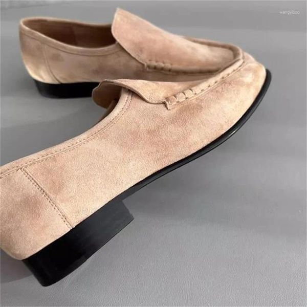 Sapatos casuais veludo para mulheres costura linhas de salto baixo ladrinhas cádicos de calçados femininos mocos rasos zapatos mujer designers sólidos chassiure