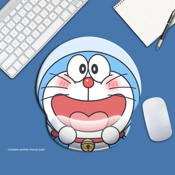 Topi tampone topo con polso riposo anime comfort ergonomico mano riposa antriskid ergonomic gamer mousepad per office computer laptop dattilografo