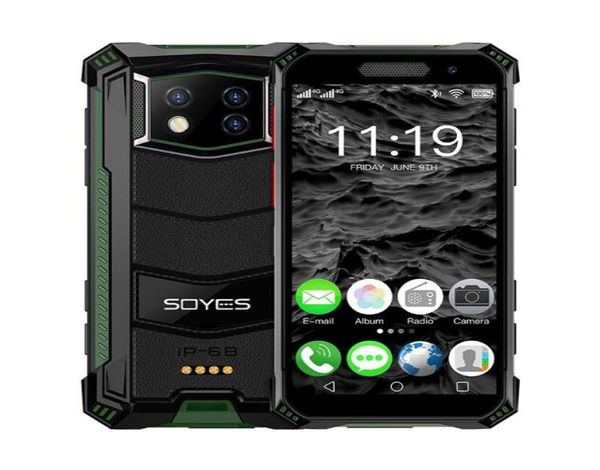 SOYES S10MAX 4G LTE Face разблокированный отпечаток пальцев смартфон 4GB 64GB 128GB 3800MAH мини -мобильные телефоны NFC PTT Водонепроницаемы