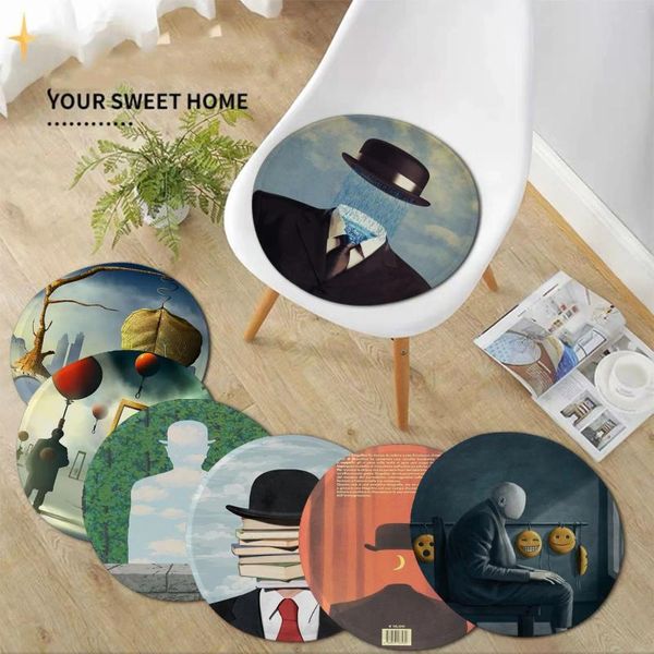 Kissen Rene Magritte Tie Seil Sitz Büro Esshocker Pad Schwamm Sofa Matte Nicht-Schlupf