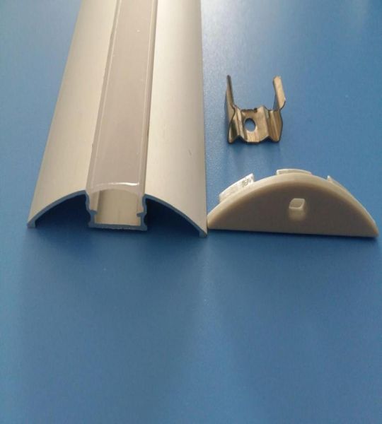 25 МПК, продающие 24,pcs x 25M Светодиодный алюминиевый профиль для светодиодной полосы с молочной прозрачной крышкой 5630 12 мм PCB4816912
