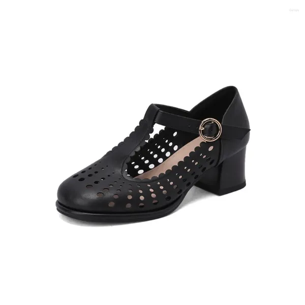 Sandali donne di lusso 2024 designer tacchi alti semplici sfilate di scarpe da donna in stile romana pompe di grandi dimensioni 46 47 48 688-3