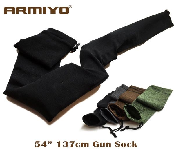 Armiyo 54 Quot Taban Tabancası Çorap Polyester Silikon İşlenmiş Toz Geçirmez Tüfek Koruyucusu Airsoft Kılıf Depolama Kılıf Kumaş Hunting5693271