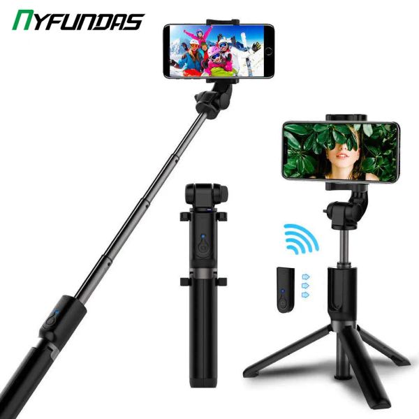 Xiaomi Huawei İPhone için Tripod Stand Tutucu ile Sticks 3 Arada 1 Selfie Stick 11 Samsung Cep Telefonu Monopod Akıllı Telefon Kendinden