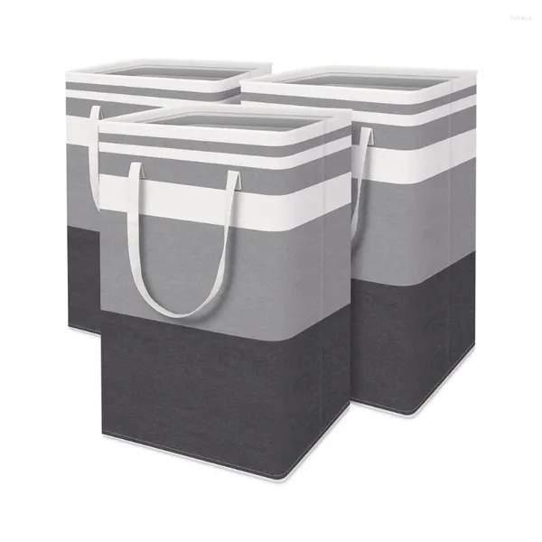 Duffel Bags Roupas dobráveis Organizador de cesto de tecido Standing Storage Bucket de grande capacidade à prova d'água com alça para o quarto de casa