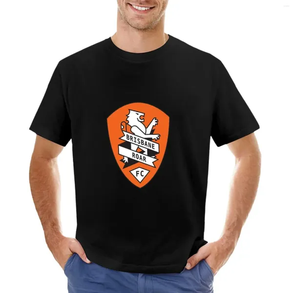 Polos da uomo Brisbane Roar FB SC T-shirt Abbigliamento anime Customs Design Le tue magliette pesanti in edizione per uomini