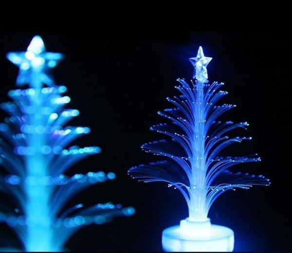 300pcslot fibra óptica colorida Árvore de Natal Night Night Light Christmas Gift5971107