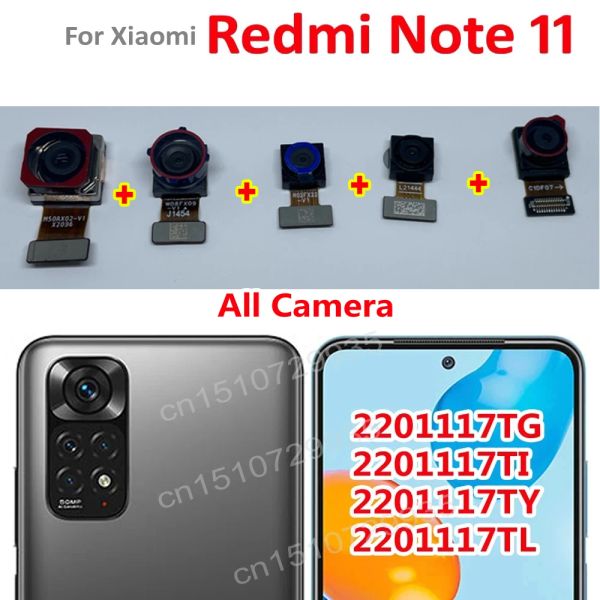 Cavi La telecamera principale posteriore originale per Xiaomi Redmi Nota 11 Nota11 Samll posteriore Samll Affronta Camera Moduel Cavo Flex Parti