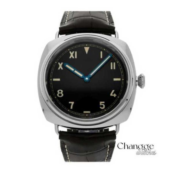 Relógios de qualidade de luxo de qualidade Minimalista Relógio à prova d'água Penerei Radiiomir 1936 Manual Wind Steel Mens Watch Watch Pam 249 WL D8Q4