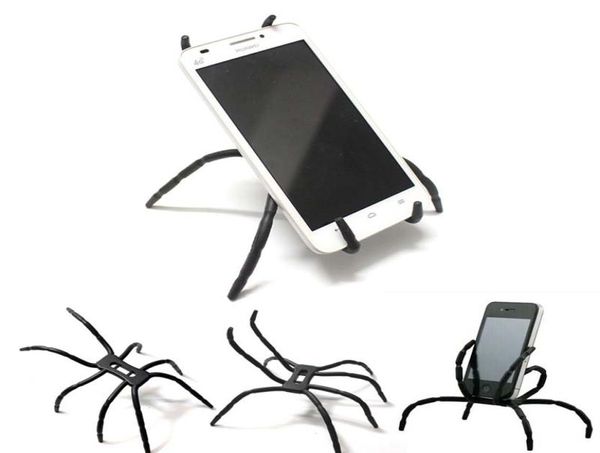 Titular do telefone celular universal Spider para iPhone 7 6 Plus Stent para Samsung S6 Edge S5 Stand Stand Stand Suporte de telefone celular Holder6479575