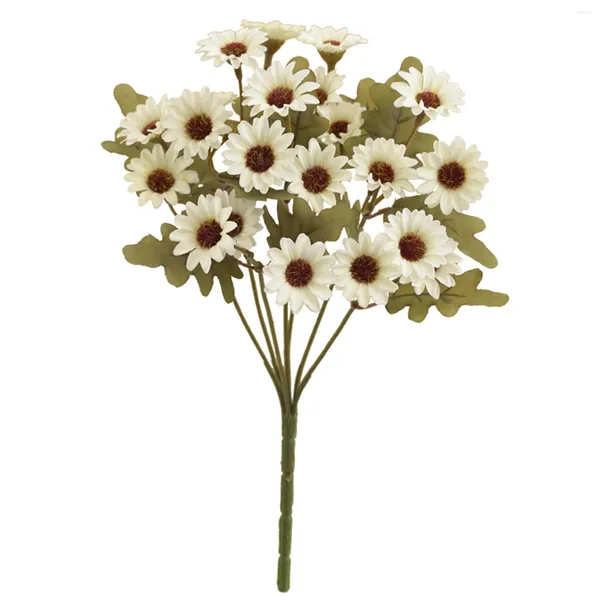 Dekorative Blumen Herbst Schöne Seiden Daisy Bouquet Weihnachtsdekorationen Vase für häusliche Hochzeits Haushaltsprodukte Künstliche Blume