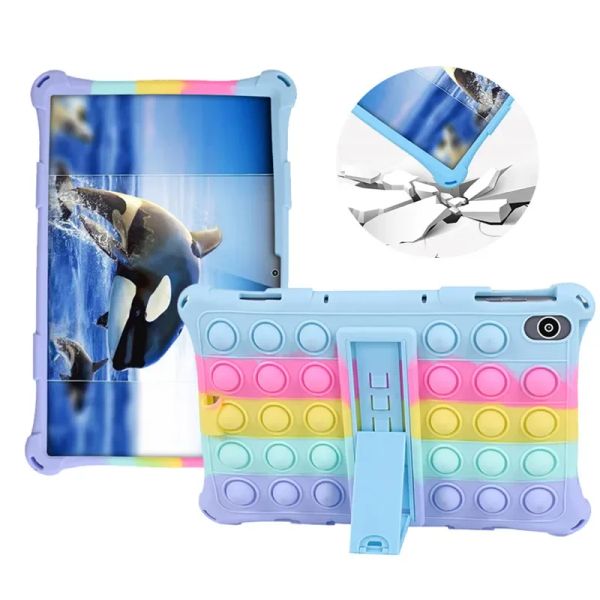 Корпус для Prealme Pad 10.4 Oppo Pad 11 2022 Mini 8.7 '' Kids Soft Bubble Tablet Cover для Realme 10.4 2021 Oppo Pad Air 10.36