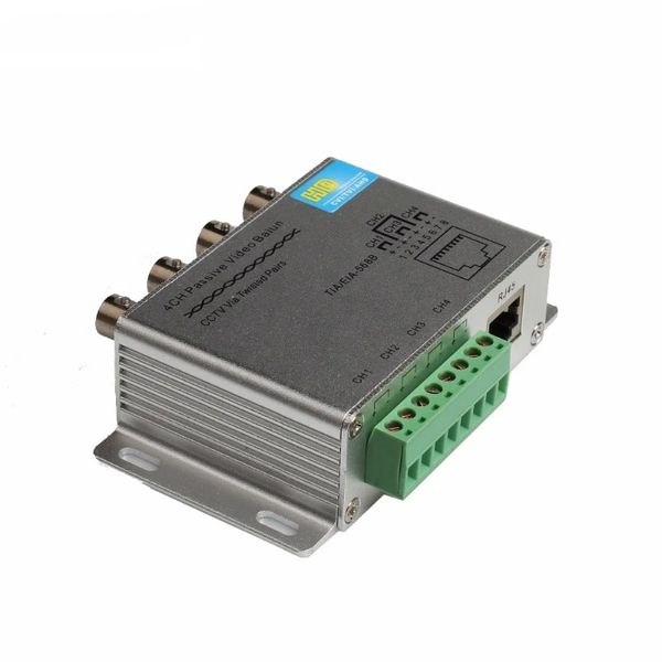 4ch 8ch Passive Video Balun für TVI CVI AHD -Kameras CCTV über verdrehte Paare UTP Video Balun 4ch Transceiver BNC zu UTP RJ45