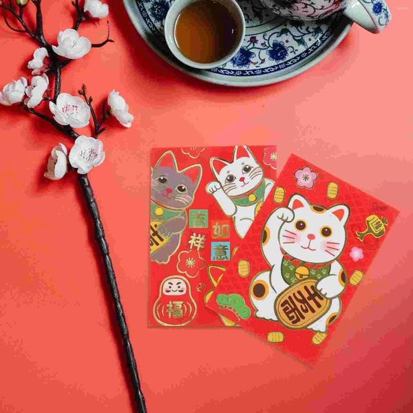 RAPPLICO DI RAGAGGIO 24 pezzi Titolo denaro Red Pacchetto Regali buste di carta in stile cinese per la festa di nozze Bride