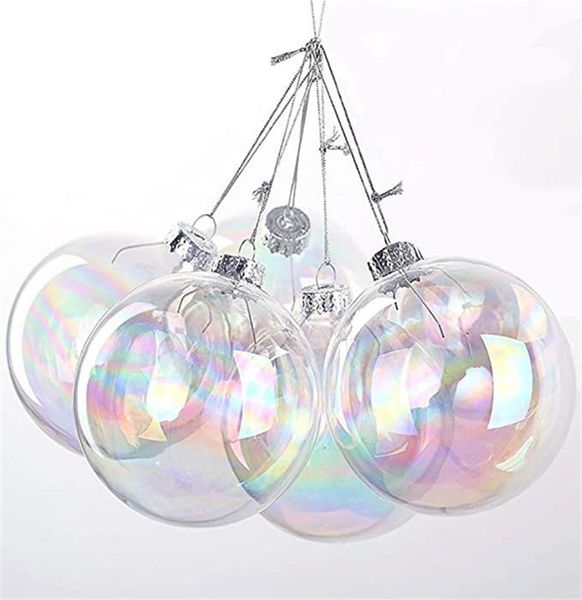 Sfera da 68 cm in vetro sospeso Decorazioni natalizie Ornamenti per goccia albero Iridescent Baubles Sphere Home Mall Decorazione a ciondolo 2022282525