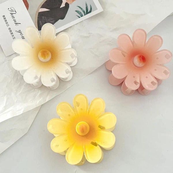 Acessórios para o cabelo Ins estilo Frangipani Clip Fashion Plumeria Ponytail Hairpin Garra