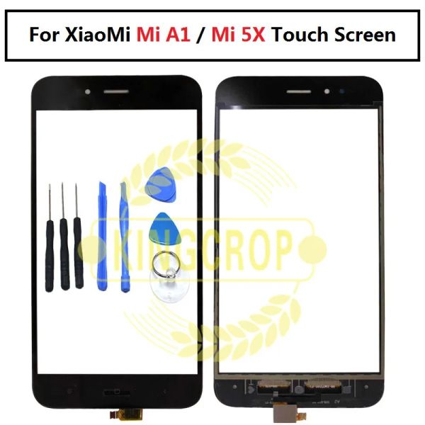 Panel 5.5 '' LCD Ekran Xiaomi Mi A1 Cep Telefonu Touchscreen Ön Cam Lens Sensörü Sayısallaştırıcı MIA1 5X Değiştirme