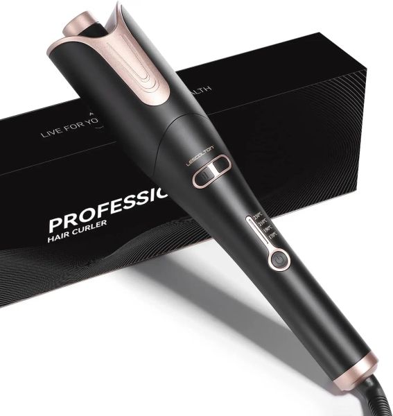 Alisadores Lescolton Automático Curling Iron INVORTO INOVATIVO DE CURLO CURLO PROFISSIONAL CHEIMENTO DE CAIXO AUTROMÁTICO Ferramenta de estilo de cabelo para todas as idades