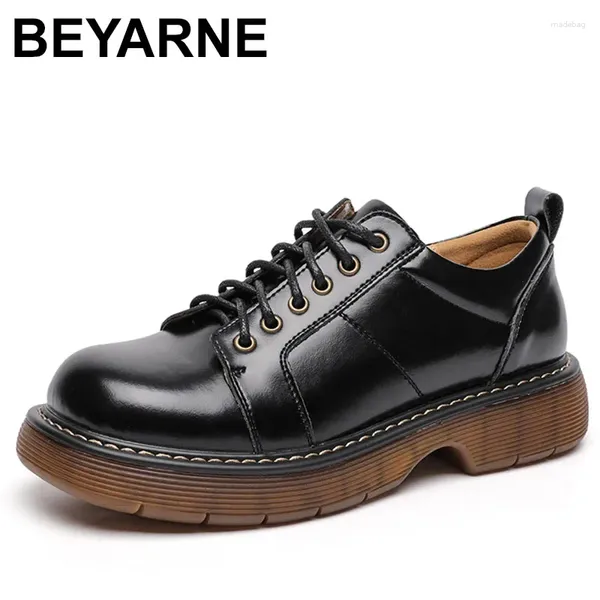 Scarpe vestite Oxford Women 2024 Style Preppy Girl British Lace-Up Casual Ladies di grandi dimensioni 34 40