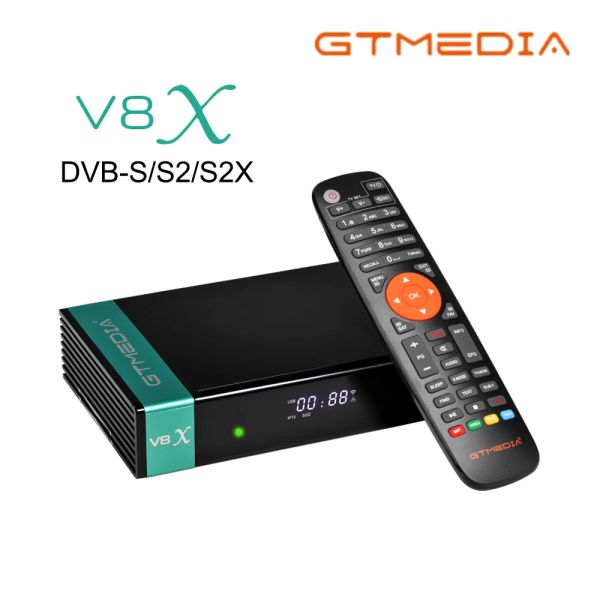 Приемники Gtmedia V8x поддержка Спутниковой приемник IKS DVBS/S2/S2X H.265 CA для карты Слот Строитель Wi -Fi YouTube Set Top Box