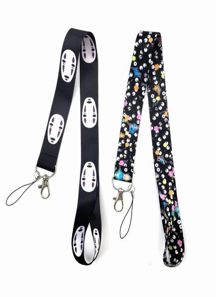 Anime Noface Man Cartoon Lanyards Badge Halter Keychain Id Card Pass Fitnessstudio Mobile Abzeichen Halter Lanyard Schlüsselhalter für Taschen Briefpause 8772189