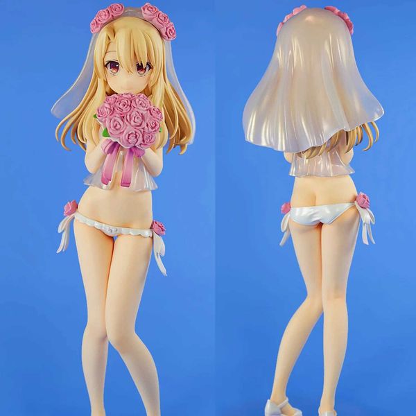 Action Toy Figuren Fate/Kaleid Liner Prisma Illya Prisma Illyasviel von Einzbern Hochzeit Bikini ver Actionfigur PVC -Sammlung Modell Spielzeug Geschenke Y240425xbbz