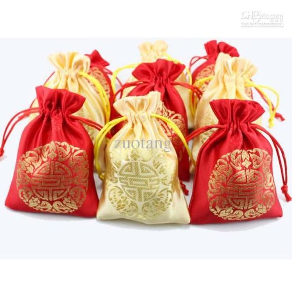 Bolsas de doces de casamentos de cordão