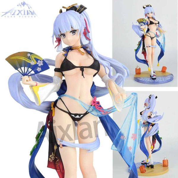 Actionspielzeugfiguren Aixlan 25 cm neuer Anime -Figur Kamisato Ayaka PVC Actionfigur Kamisato Ayato Figur Sammelmodell Toys Kid Gift Y240425zbyq