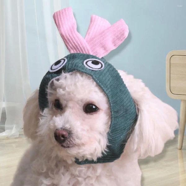 Abbigliamento per cani Cartoon Animal Pet Cap Cap Hat Hat Fastener Design Cactus Drivuto Plice Pago Pogramma Accessorio per copie gatti carini