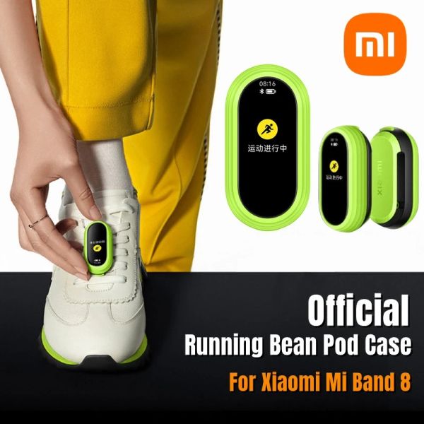 Zubehör für Xiaomi Mi Band 8 Offizielle offizielle Laufbean -Pod -Fallanzug für Miband 8 Läuferhalter Cover 100% Original
