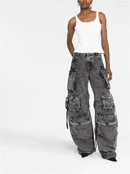 Jeans femminile 2024 tendenze in cotone denim casual high waist tuttha y2k abiti qualità