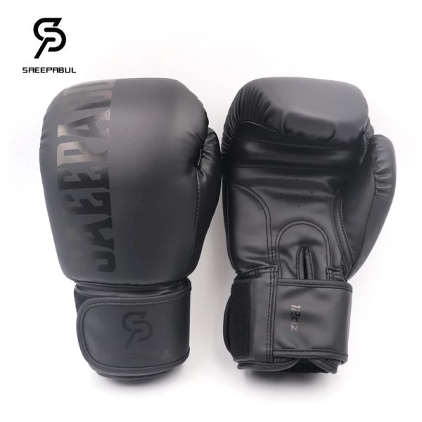 Boxboxhandschuhe 8 10 12 14oz PU Leder Muay Thai Guantes de Boxeo Sanda kostenloser Kampf MMA Kick Boxing Training Handschuh für Männer Frauen