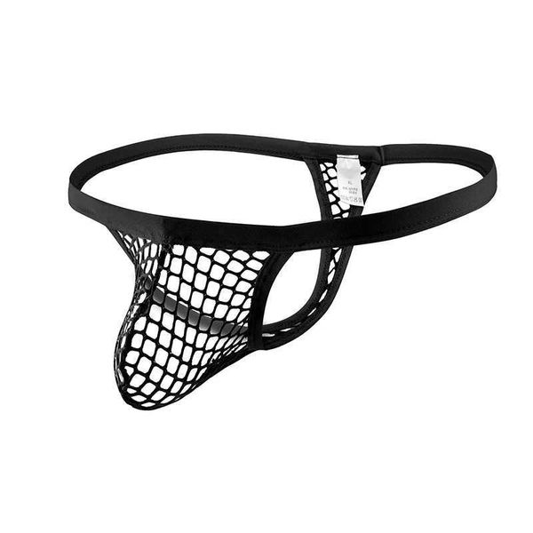 Slips Höschen clever-Menmode sexy Unterwäsche Heiße transparente Männer Mesh Tanga Höschen G String T-Back Jockstrap Erotik Kostüm Mann Hahnbeutel Y240425