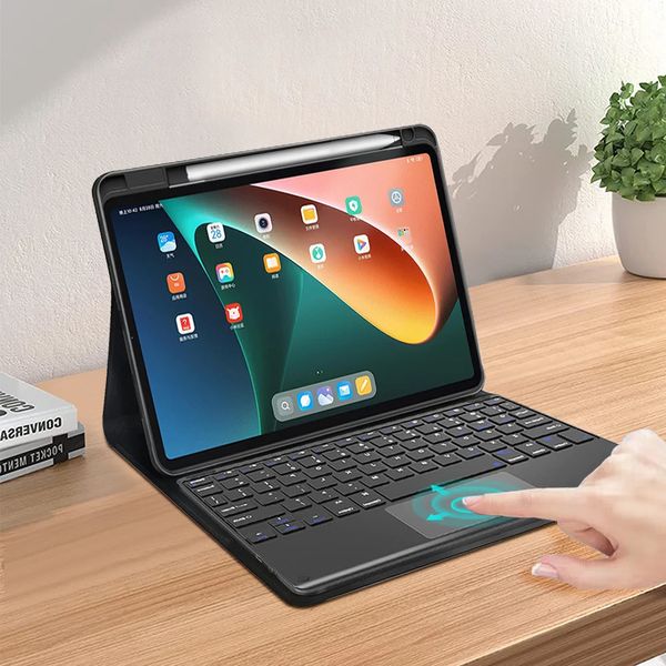 Tastaturkoffer für Mi Pad 5 Pro Tablet Cover 6 Wireless Bluetooth 240424