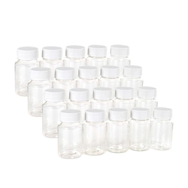 Garrafas 12pcs 80 ml garrafas plásticas recarregáveis Pet com tampa de parafuso Selo vazio em pó sólido remédios para comprimidos de pílula de reagente