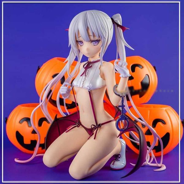 Figuras de brinquedo de ação 15 cm Alphamax Skytube Fubin Na akuma-chan ajoelhamento postura 1/6 escala pvc figura figura adulto modelo colecionável brinquedos de boneca y24042529rx