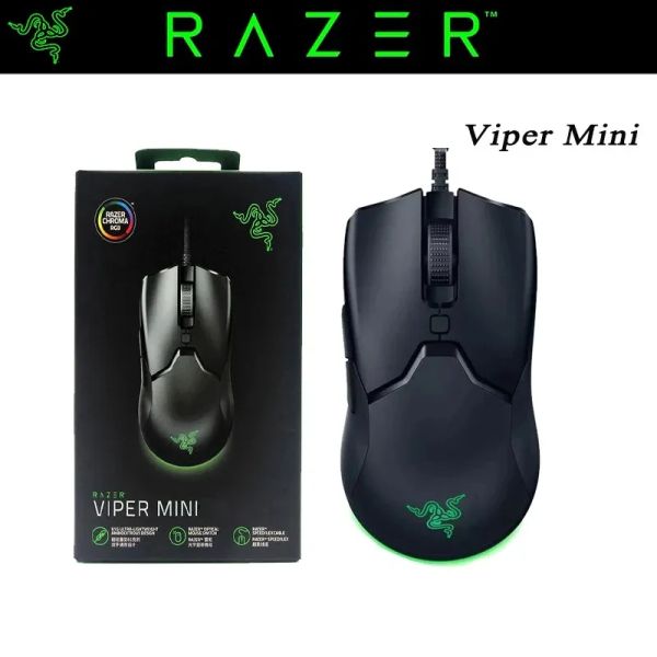 Ratos Razer Viper Mini Wired Gaming Mouse Edição Especial Edição 8500dpi Sensor óptico de cabo leve periféricos de computador para jogadores