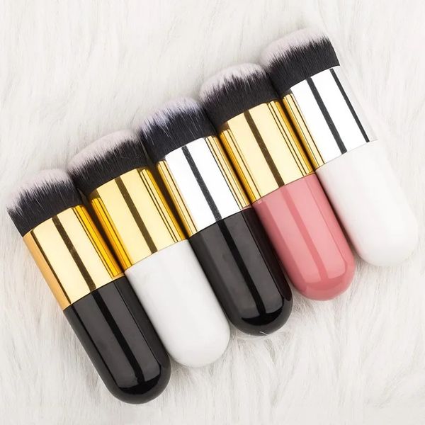 2024 Brush de maquiagem cosmética profissional Novo pincel de fundação Brushes de maquiagem de creme plano para pincel de fundação com qualidade premium