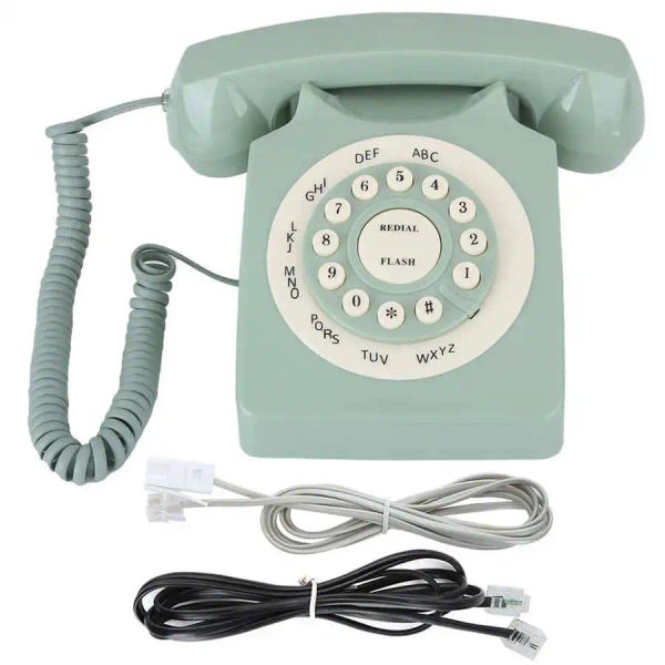 Acessórios Retro Vintage Telefone Europeu A Velha moda antiquada Desktop Fixed Phones Phone Liquidline Phone para Home Hotel