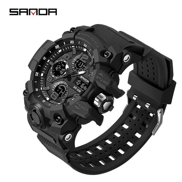 2020 Top Luxury Brand Sanda Men's Watch Men Sport Watch Multifunction Shock Digital Military Orologi Male Orologio RELOJ HOMBR2045