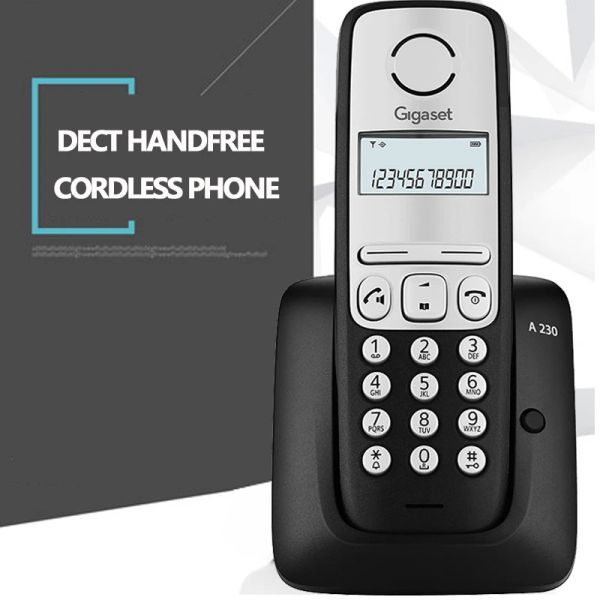 Accessoires DECT Brandneue drahtlose Telefon Handfree Conversation Cordless Phone mit Caller ID Redial for Home Office