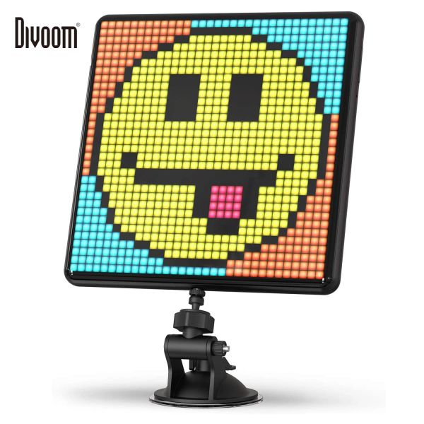 Рамка Divoom Pixoo Max Цифровая фотокамма с 32*32 Pixel Art Программируемая светодиодная доска, рождественский подарок, домашний ламп декор.