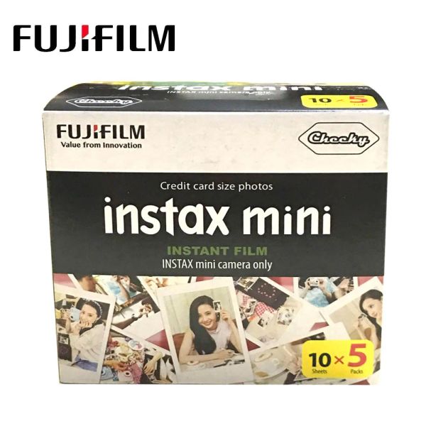 Camera Fujifilm Instax Mini Film White Edge 50/60 fogli Instax Mini Liplay 12 11 9 8 7S 70 90 SP2 Link Camera istantanea Paper di pellicola